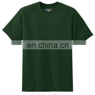 Sialwings 2022 OEM Green cotton custom t shirts, short raglan sleeve puff print