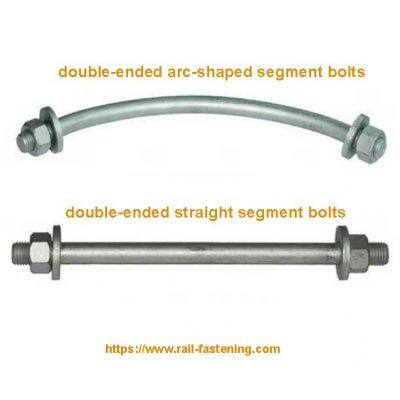 Hot DIP Galvanized Curved Bolt/Metro Bolt for Railway Construction/Tunnel Segment Bolt