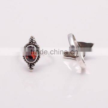 GARNET TOE RING ,925 sterling silver jewelry wholesale,WHOLESALE SILVER JEWELRY,SILVER EXPORTER,SILVER JEWELRY FROM INDIA