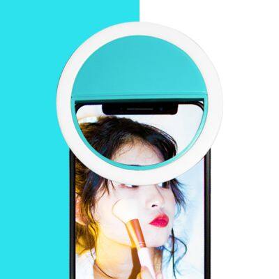 iSHINE Ring Lamp Beauty Salon Cheap 12 18 26 Inch Abs Mini Led Fill Light  For Phone Clip Lens Selfie Usb