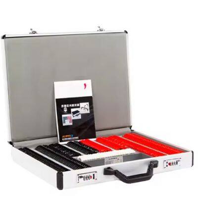 266 Pieces Optical Lenses High Quality Optical Trial Frame Kit Set Plastic Ring Trial Lens Set Aluminum Box Trial Frame SL-266