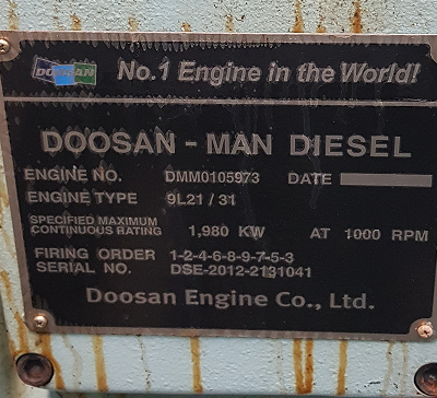 DOOSAN-MAN 9L21/31 Generator Sets in Stock for HFO Power Station photo-5