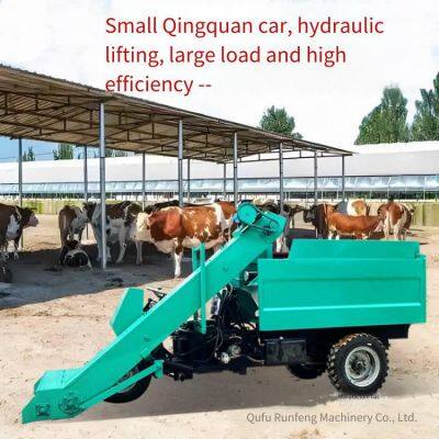 Diesel Manure Scraping and Sewage Cleaning Vehicle, Cattle Farm Manure Cleaning Vehicle, Ground Cattle Manure Shoveling and Transporting Vehicle