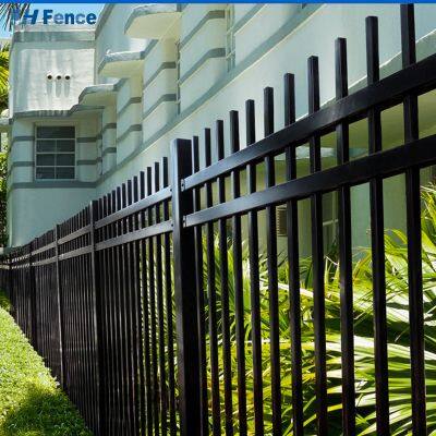 Diseños de bajo precio y alta calidad, panelas de cerca de hierro forjado y acero metálico para rancho de 1.5m (alto) x 2m (ancho)