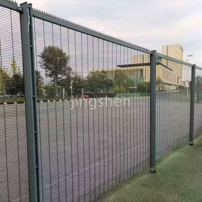 Cerca de segurança de malha de arame soldado 3D personalizada de alta qualidade, painel de jardim exterior de metal galvanizado, modelagem 3D perimetral segmentada