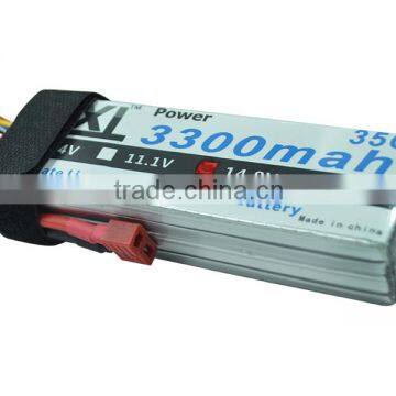 XXL 4S 35C Lipo Battery 3300mAh 14.8V for RC Models