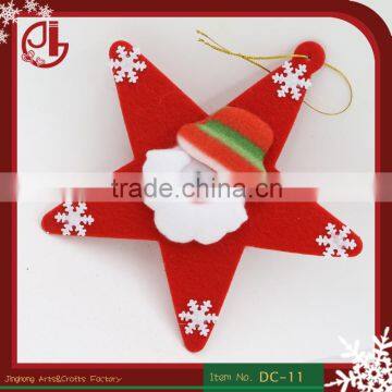 China Wholesales Felt Star Christmas Gift Santa Claus Christmas Tree Decoration Supplies Arbol De Navidad