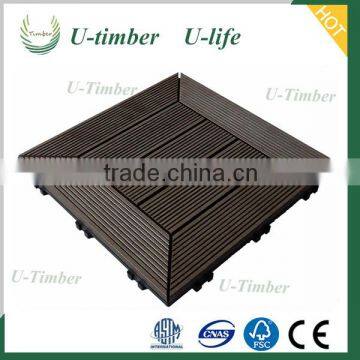 WPC diy Tiles Artificial wpc decking tiles wpc decking tiles