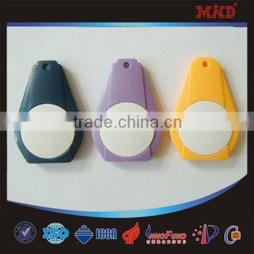 MDK16 Waterproof rfid keyfob, passive rfid keyfob, ABS TK4100 keyfob