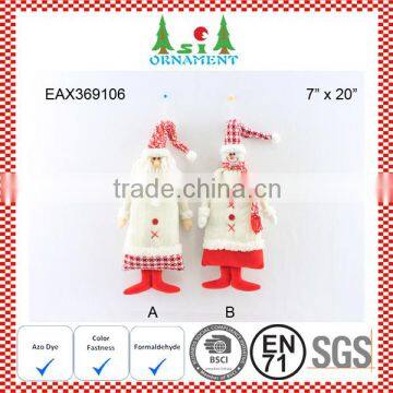 Red and White Santa Christmas Wreath photo-5
