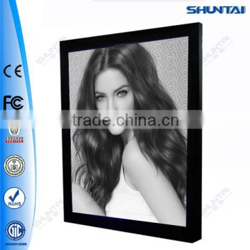 led double side hinged ceiling light box A2 magnetic frame