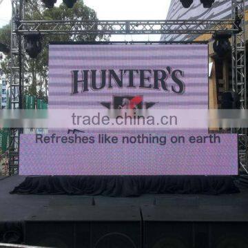 P12mm video digital rental led display panel outdoor