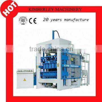 Fully automatic QT8-15 concrete brick machinery