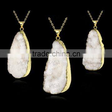 Mixed order available white stone necklace for men