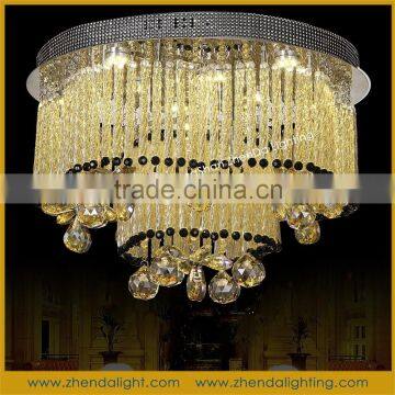 Tasteful design crystal ceiling lamp & modern crystal black chandelier