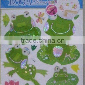 frog layer sticker for decoration