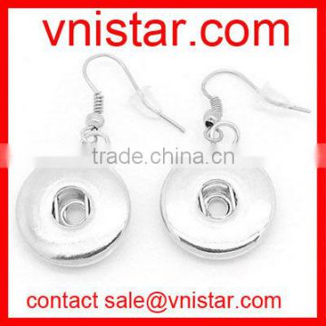 Vnistar exchangeable snap button charm jewelry earring wholesale NE010