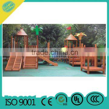 attractive design MBL02-U8 outdoor wooden slide children outdoor playground