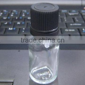 10ml clear essential oil bottle with screw cap