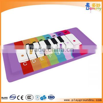 Kids floor stepping piano mat