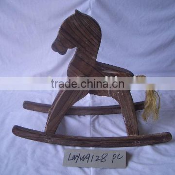 FSC Wood distressed rocking horse