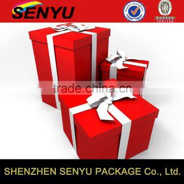 Custom Logo Christmas Paper Baby Gift Box Packaging