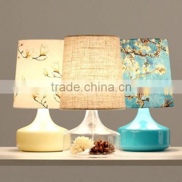 DIY picture morden glass table lamp