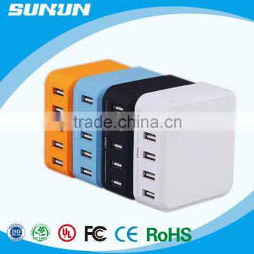 Wholesale new design super fast charging multiple 5 port for ipad/phone/samsung usb charger
