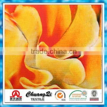 Plain Rayon Flower Print Fabric photo-4