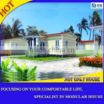 Low cost EPS prefab beach house easy assemble