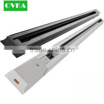 Lighting Track System accessories 1 Meter 2 Wires Aluminum Track Light Rail, LED light track rail