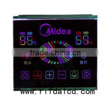 AC flexible transparent graphic LCD