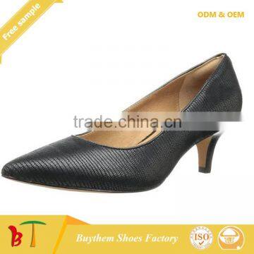 Super High Leather Heel Women Shoes