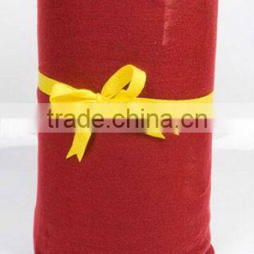 soft dark red polyester craft felt