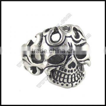 Punk Double Iron Cross Ring photo-3