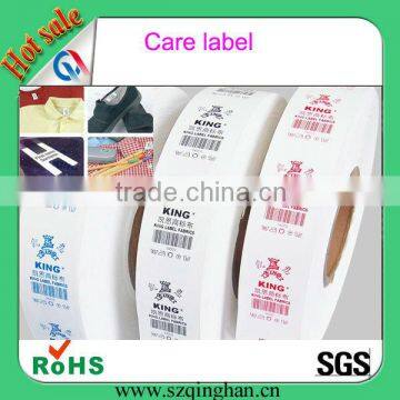 Wholesale Printing Washing Cloth Care Label Supplier