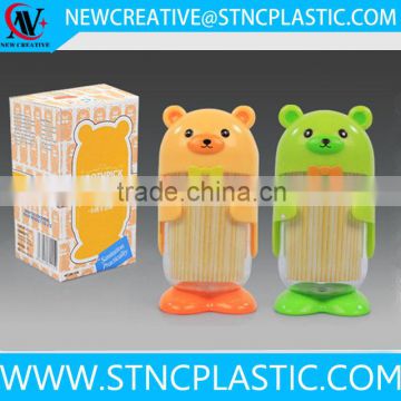 christmas promotioal automatic bear toothpick holder