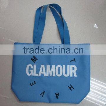 2015 promotional printed 600D polyester shopping bags