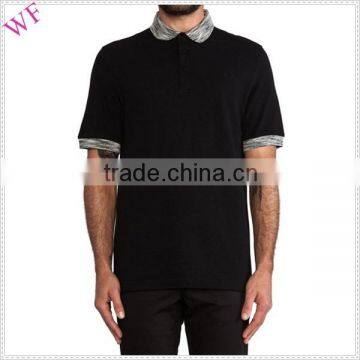 OEM Botton Front Placket Uniform man Golf Shirt