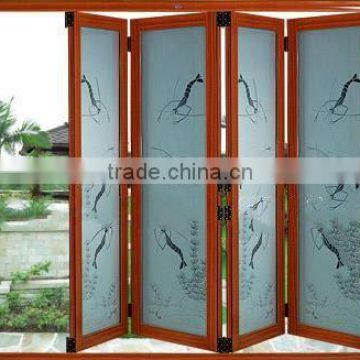 Aluminum folding door,balcony door