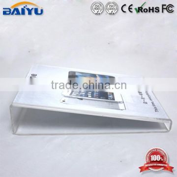 Transparent acrylic cell phone retail display stand