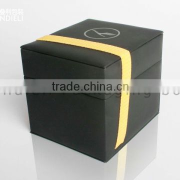 Small folding leather gift box foam insert