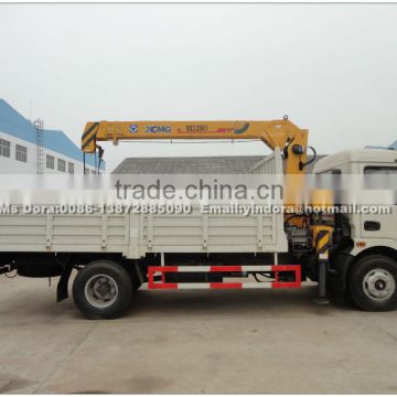 Bottom price truck with arm crane 2 ton