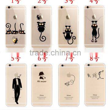 custom printed phone case TPU raised phone case for iphone6
