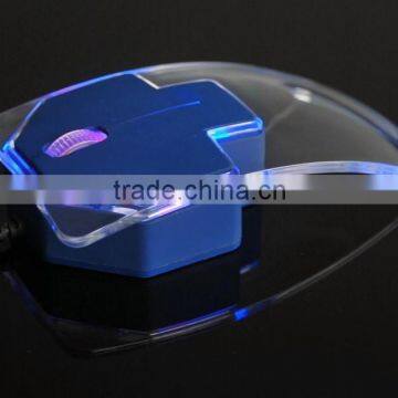 All Transparent 3D Wired Multicolor Light Mouse Wired Antistatic Small Computer ESD Mouse in USB Type photo-6