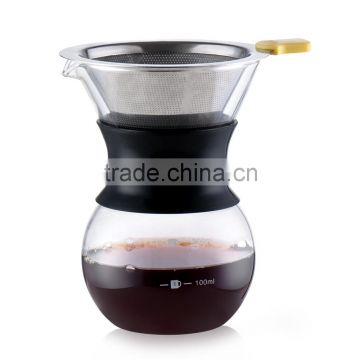 Exquisite Manual Drip Glass Coffee Maker