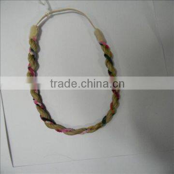 two colored synthetic braiding hair