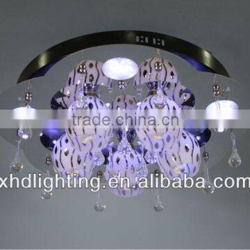 LED crystal chandelier ceiling lamp/low voltage glass ceiling lamp