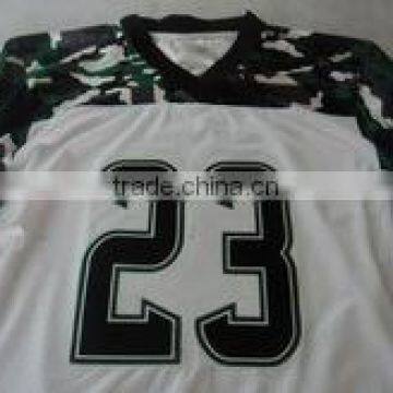 23 White And Black American Football Uniform