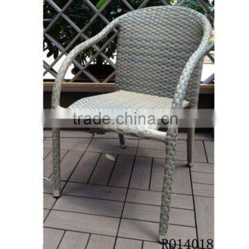 Outdoor Rattan Wicker Chair PE Rattan For Garden Use